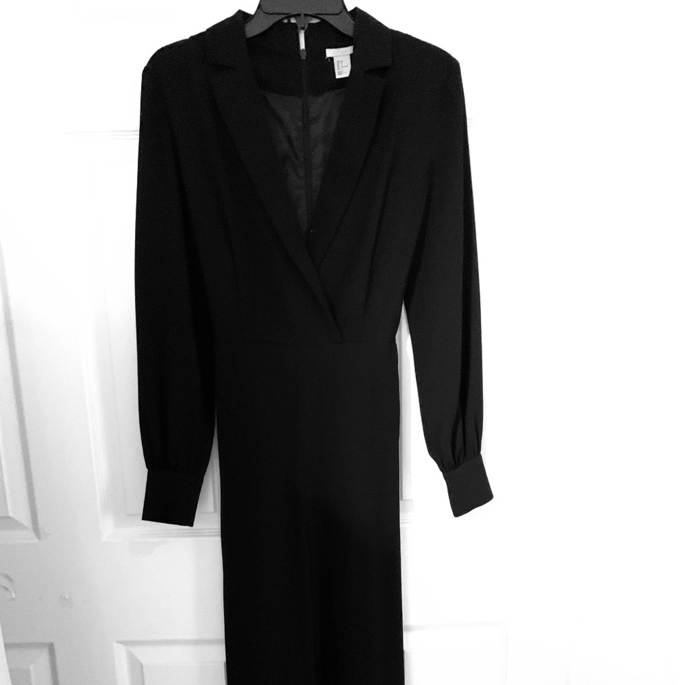 New- never worn black long sleeve jumpsuit